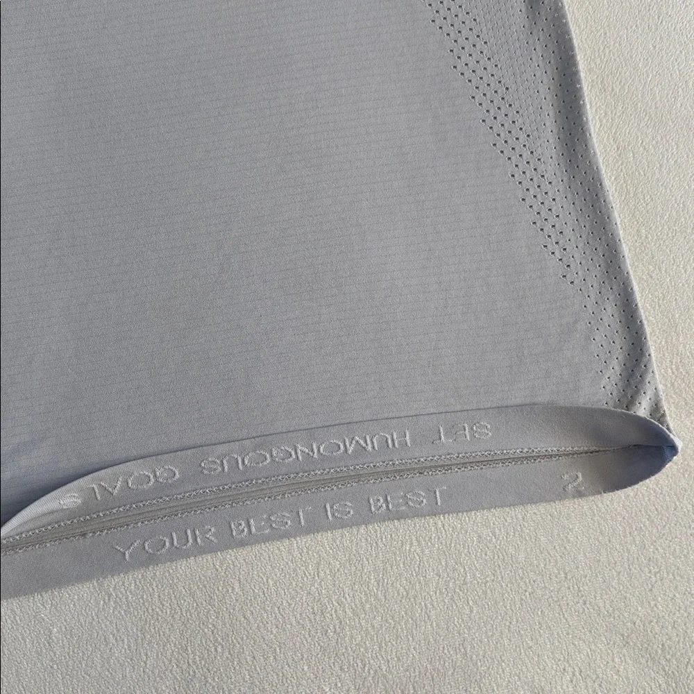 Lululemon Train to Be Short-Sleeve Shirt
White / silver gray - Picture 10 of 10